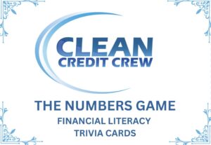 an image of the words for Financial Literacy Trivia Cards