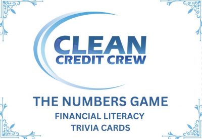 an image of the words for Financial Literacy Trivia Cards